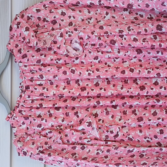 NWT $445 Ramy Brook Penelope Ruffle Dress, Silk - Picture 7 of 9